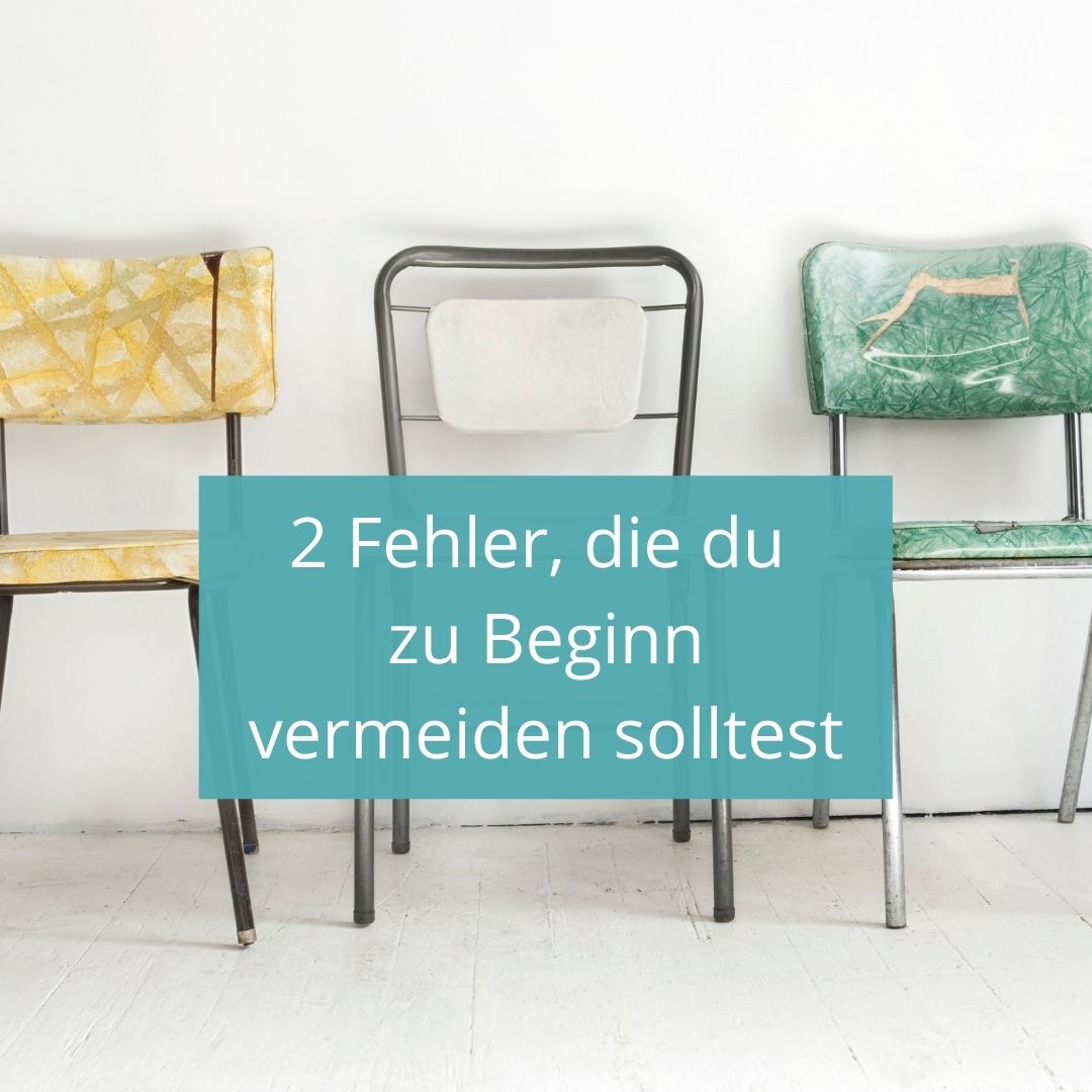 Stratfehler zu Beginn des Coachings