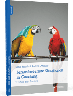 Buch "herausfordernde Situationen im Coaching" von Andrea Schlösser und Karin Kiesele, erschienen im Jungfermann-Verlag